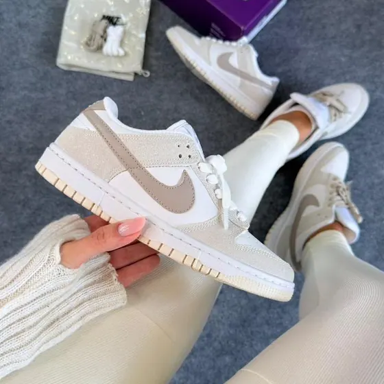 Dunk Gliter Luxo Branco/Off White/Gliter