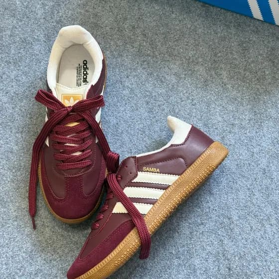 Tênis Adidas Samba Sintético Feminino Bordo
