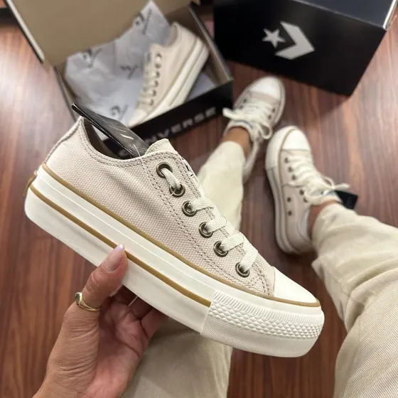 Tênis All Star Plataforma Lona Prime Feminino