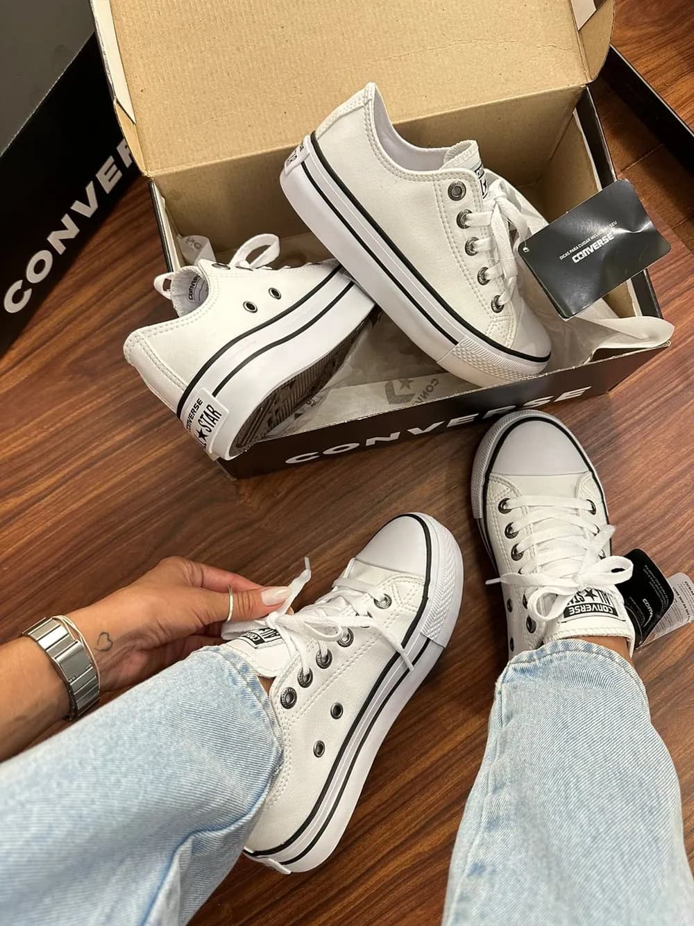 Tênis All Star Plataforma PU Prime Feminino — foto 4