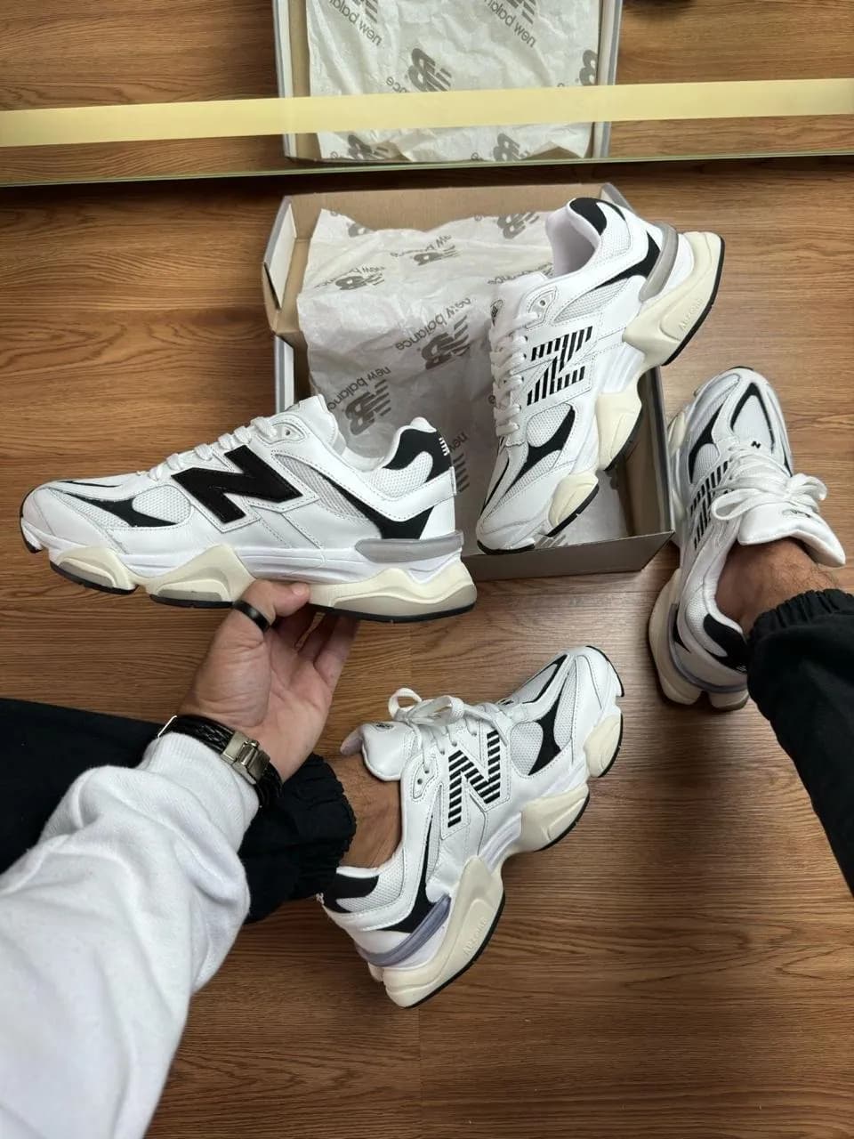 Tênis New Balance 9060 Couro Unissex — foto 6