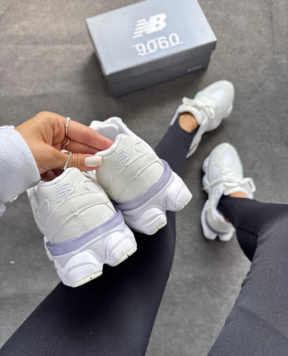 Tênis New Balance 9060 Sintético Branco — foto 2