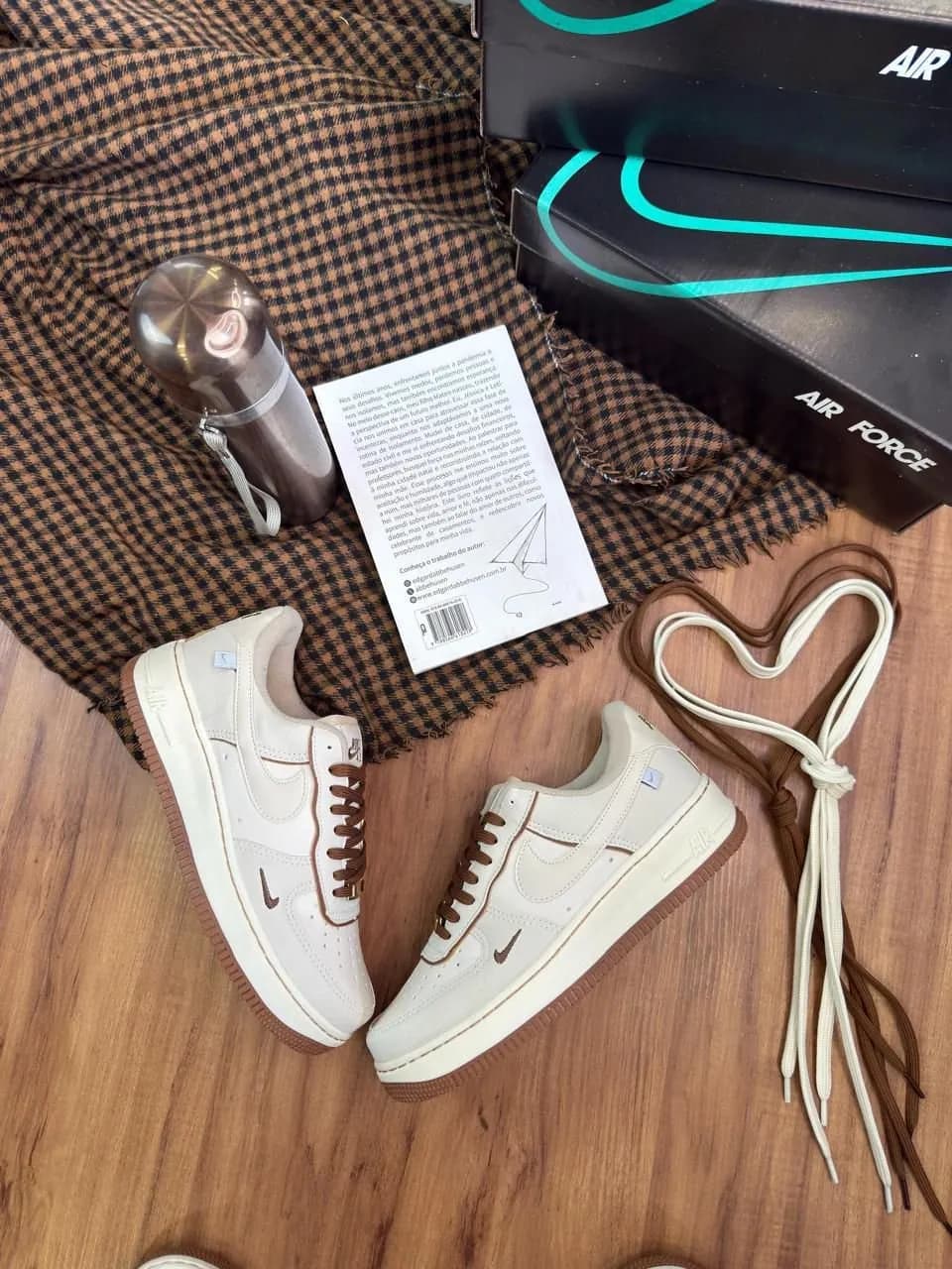 Tênis Nike Air Force Caramelo — foto 4