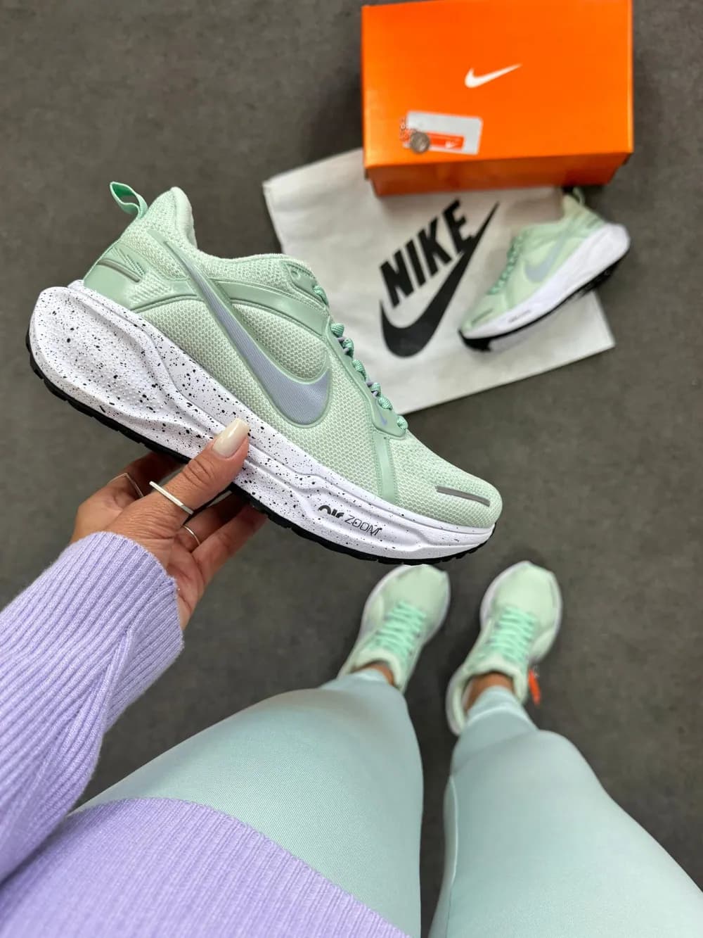 Tênis Nike Pegasus 41 Menta/Lilás — foto 7