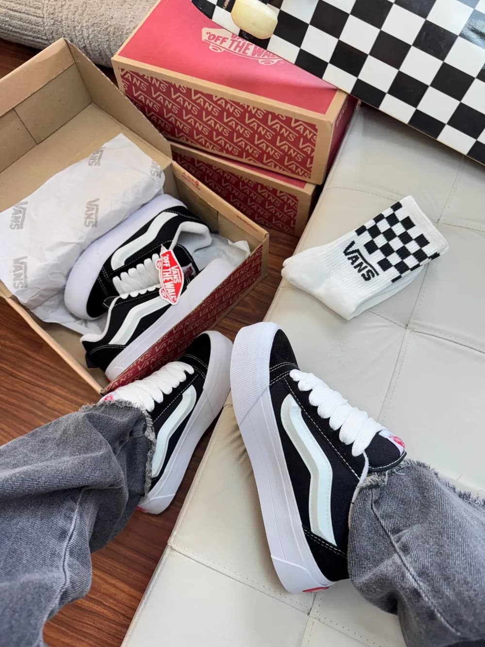 Tenis Vans KNU Plataforma Feminino — foto 2